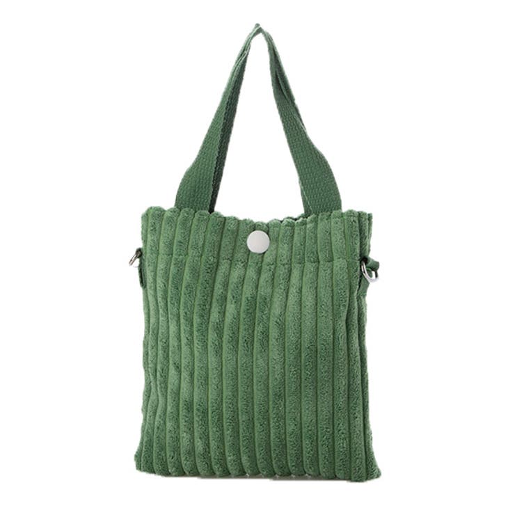 グリーン | ショルダーバッグ トートバッグ コーデュロイ | STYLEBLOCK
