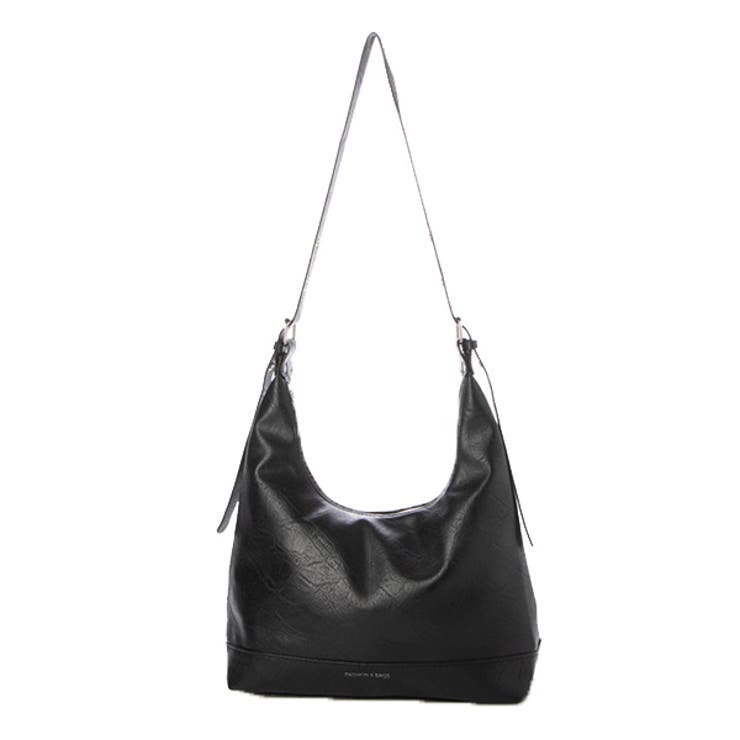 ブラック | ショルダーバッグ 肩掛け レザー調 | STYLEBLOCK