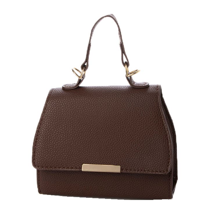 ダークブラウン | ショルダーバッグ ハンドバッグ 2WAY | STYLEBLOCK