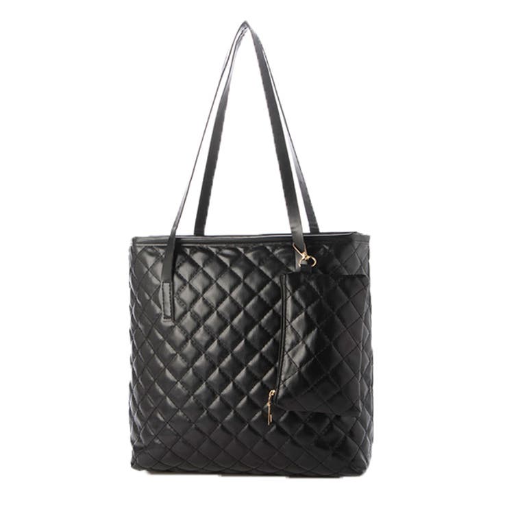 ブラック | ショルダーバッグ トートバッグ キルティング | STYLEBLOCK