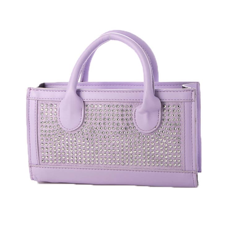 パープル | ショルダーバッグ ハンドバッグ 2WAY | STYLEBLOCK