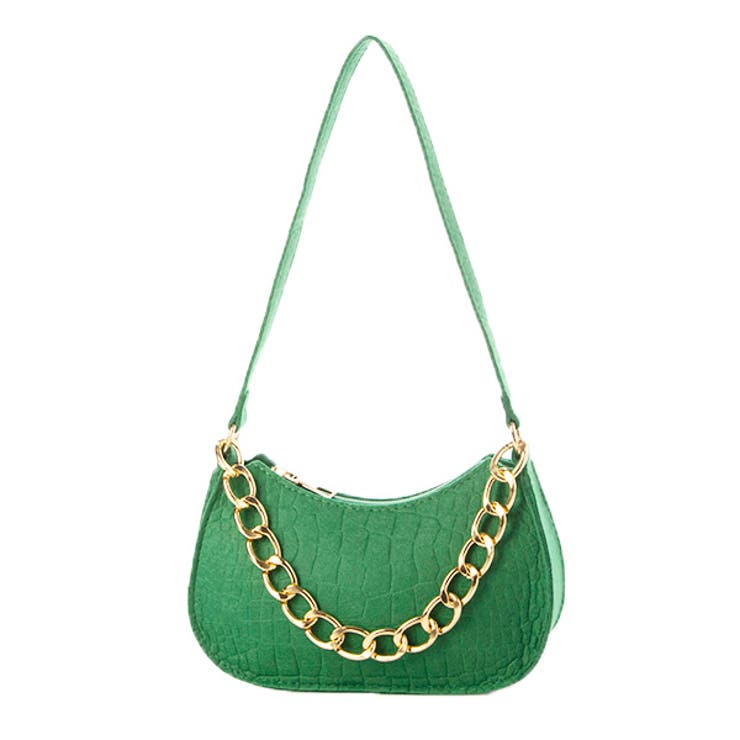 グリーン | ショルダーバッグ バッグ 型押し | STYLEBLOCK