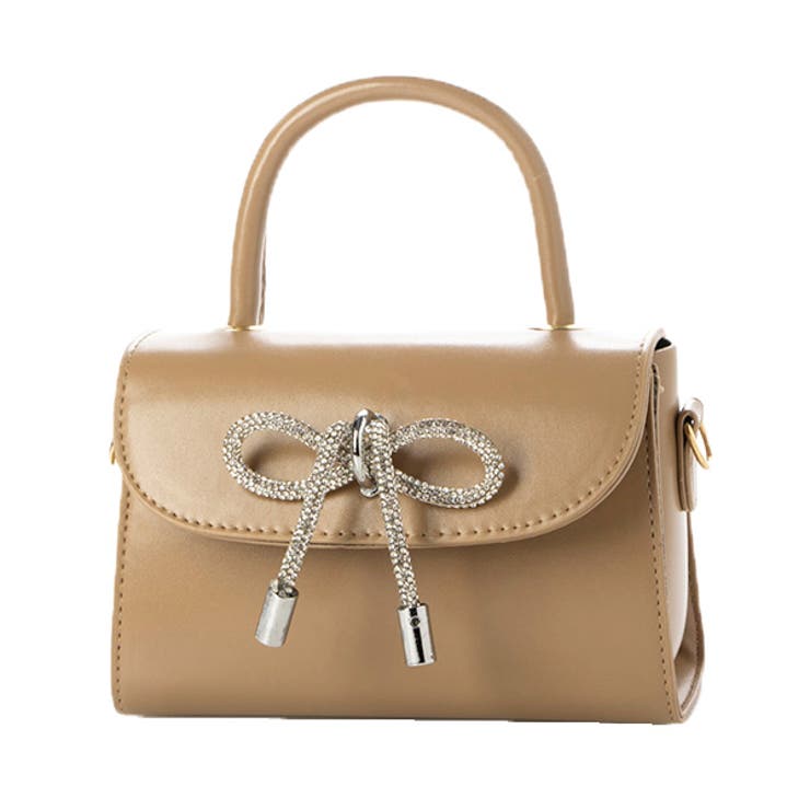 カーキ | ショルダーバッグ ハンドバッグ リボン | STYLEBLOCK