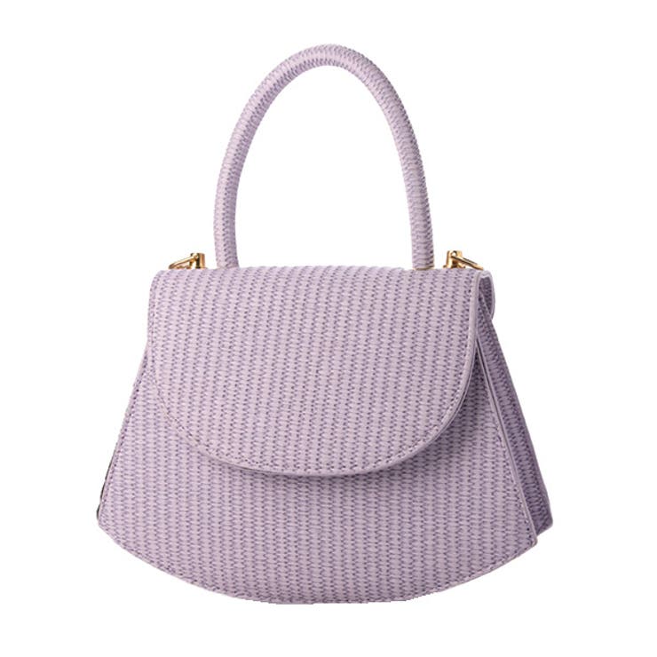 パープル | ショルダーバッグ ハンドバッグ 2WAY | STYLEBLOCK