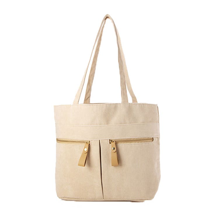 カーキ | トートバッグ コーデュロイ A4 | STYLEBLOCK