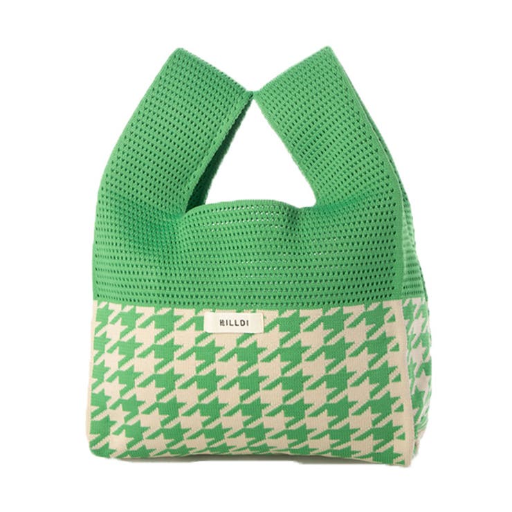 グリーン | トートバッグ バッグ ニット | STYLEBLOCK