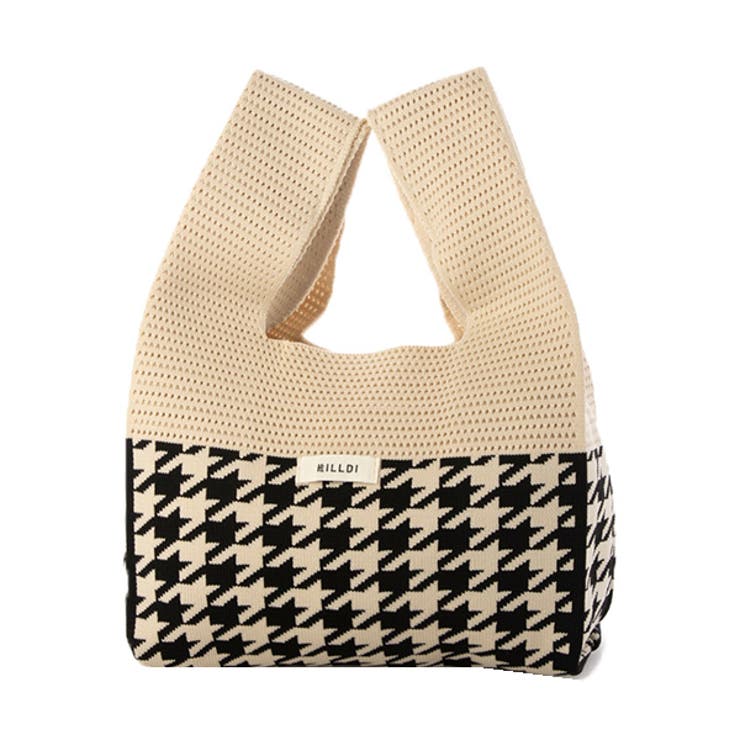 ホワイト | トートバッグ バッグ ニット | STYLEBLOCK