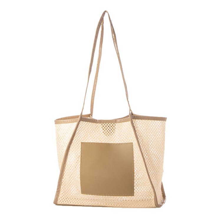 カーキ | トートバッグ A4 メッシュ | STYLEBLOCK