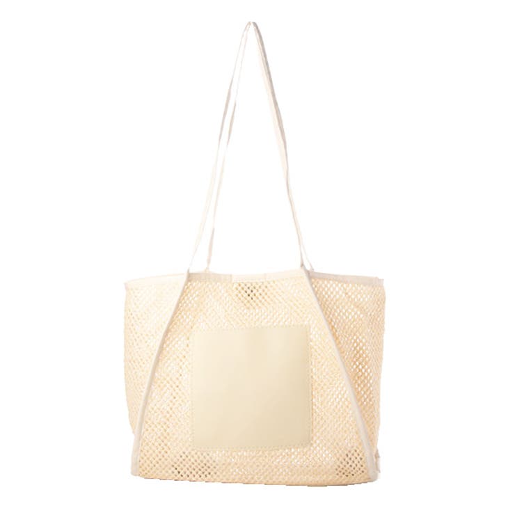 ホワイト | トートバッグ A4 メッシュ | STYLEBLOCK