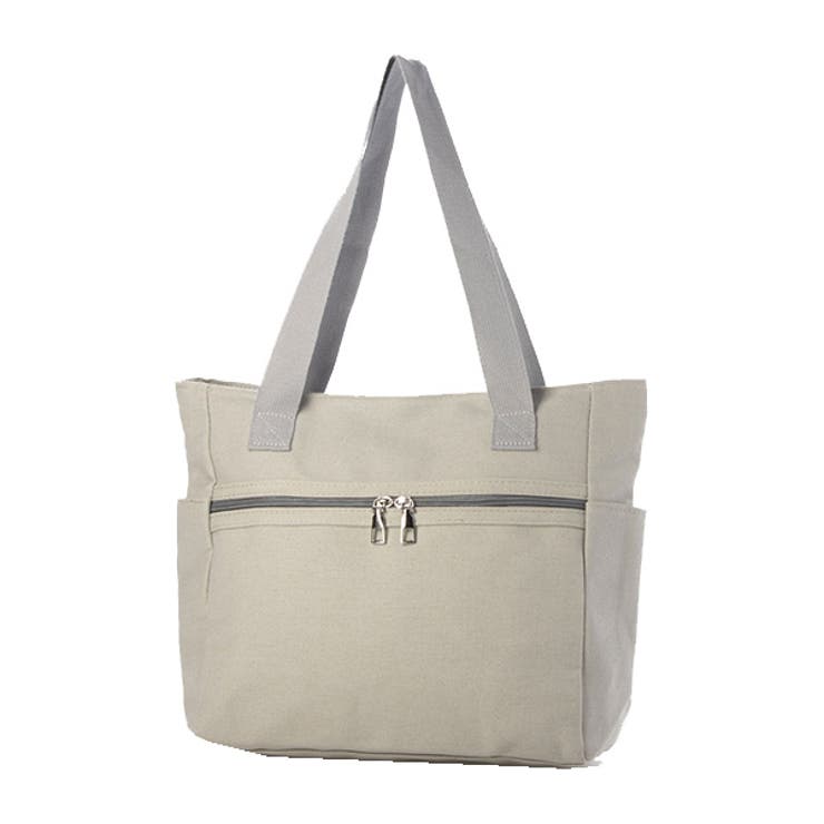 グレー | トートバッグ A4 キャンバス | STYLEBLOCK