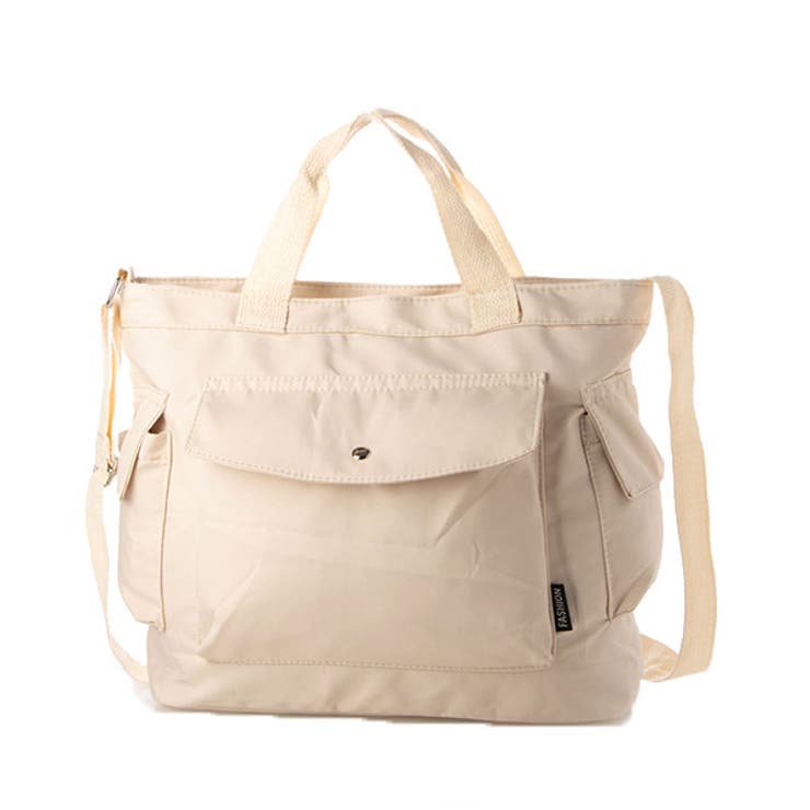 ホワイト | トートバッグ ショルダーバッグ 2WAY | STYLEBLOCK