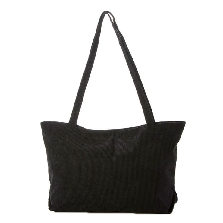 ブラック | トートバッグ バッグ コーデュロイ | STYLEBLOCK