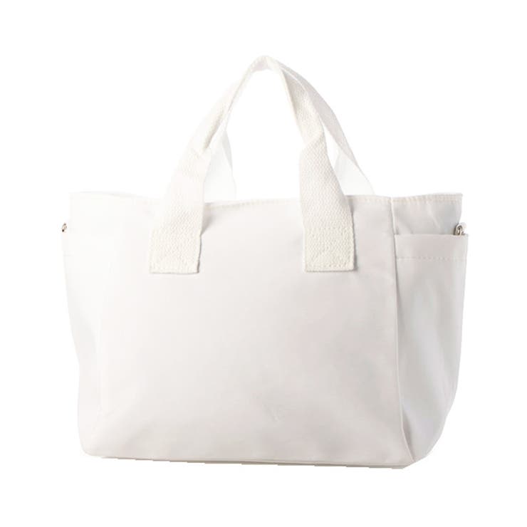 ホワイト | ショルダーバッグ トートバッグ キャンバス | STYLEBLOCK