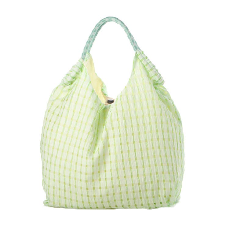 グリーン | トートバッグ バッグ チェック柄 | STYLEBLOCK