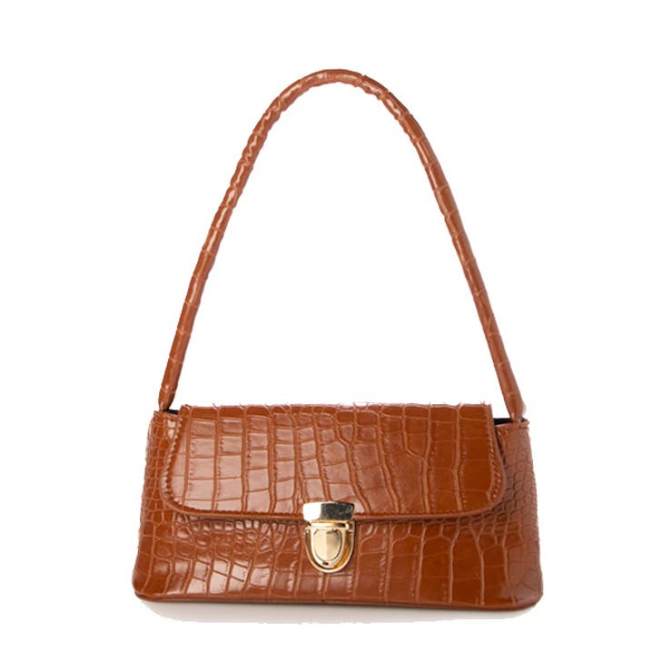 ブラウン | ハンドバッグ バッグ クロコダイル | STYLEBLOCK