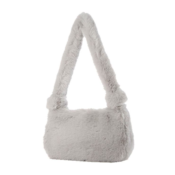 グレー | ショルダーバッグ バッグ ファー | STYLEBLOCK