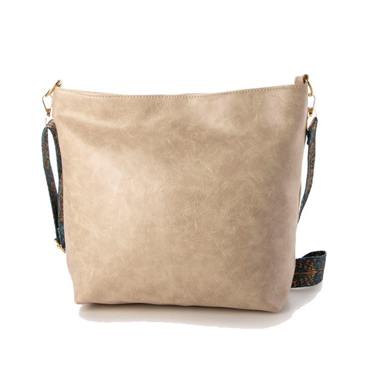 ベージュ | ショルダーバッグ レザー調 肩掛け | STYLEBLOCK