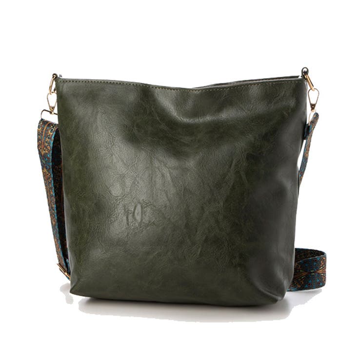 グリーン | ショルダーバッグ レザー調 肩掛け | STYLEBLOCK