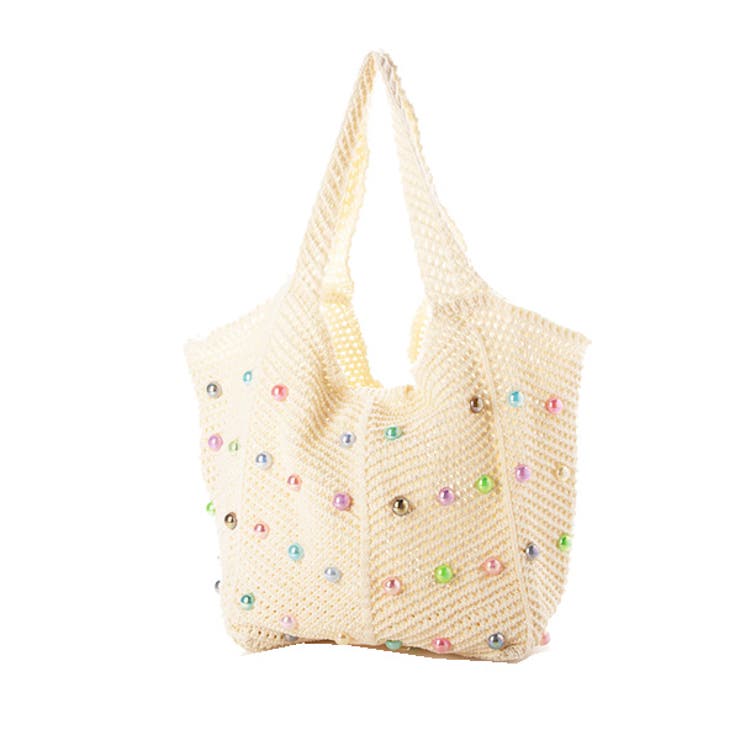 ベージュ | トートバッグ バッグ メッシュ | STYLEBLOCK