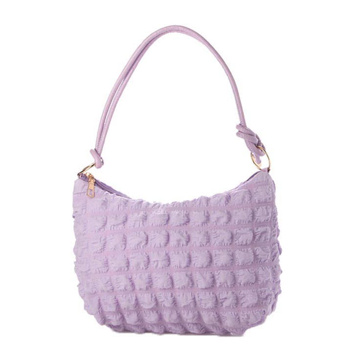 パープル | ショルダーバッグ ハンドバッグ ぽこぽこ | STYLEBLOCK