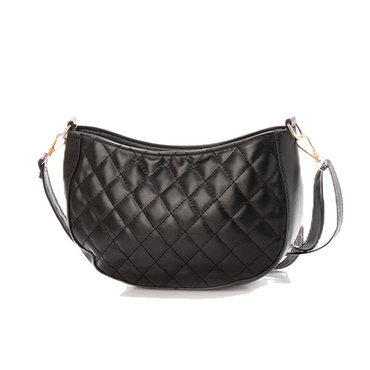 ブラック | ショルダーバッグ 斜めがけ キルティング | STYLEBLOCK