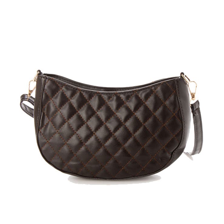 ブラウン | ショルダーバッグ 斜めがけ キルティング | STYLEBLOCK