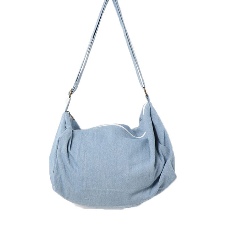 ブルー | ショルダーバッグ 無地 帆布 | STYLEBLOCK