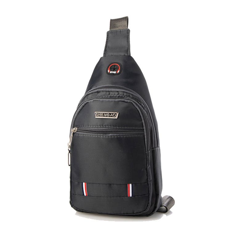 グレー | ショルダーバッグ ボディバッグ イヤホンホール付き | Style Block MEN