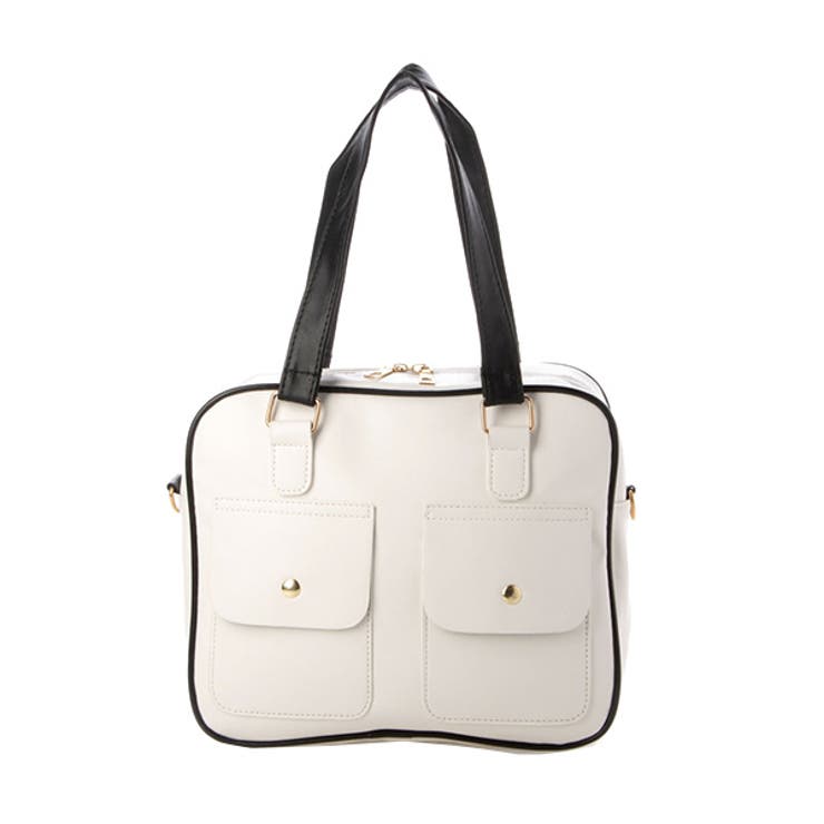 ホワイト | ショルダーバッグ ハンドバッグ 2WAY | STYLEBLOCK