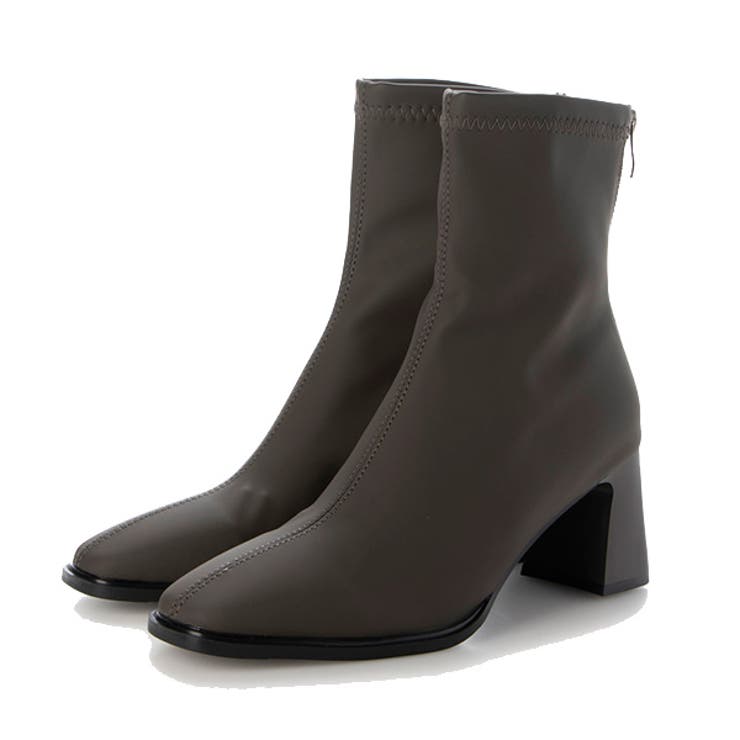 グリーン | ショートブーツ ブーツ 太ヒール | STYLEBLOCK