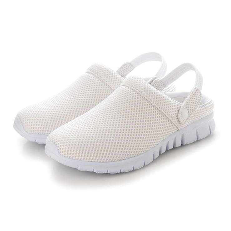 ホワイト | スリッポン サンダル カジュアルシューズ | Style Block MEN