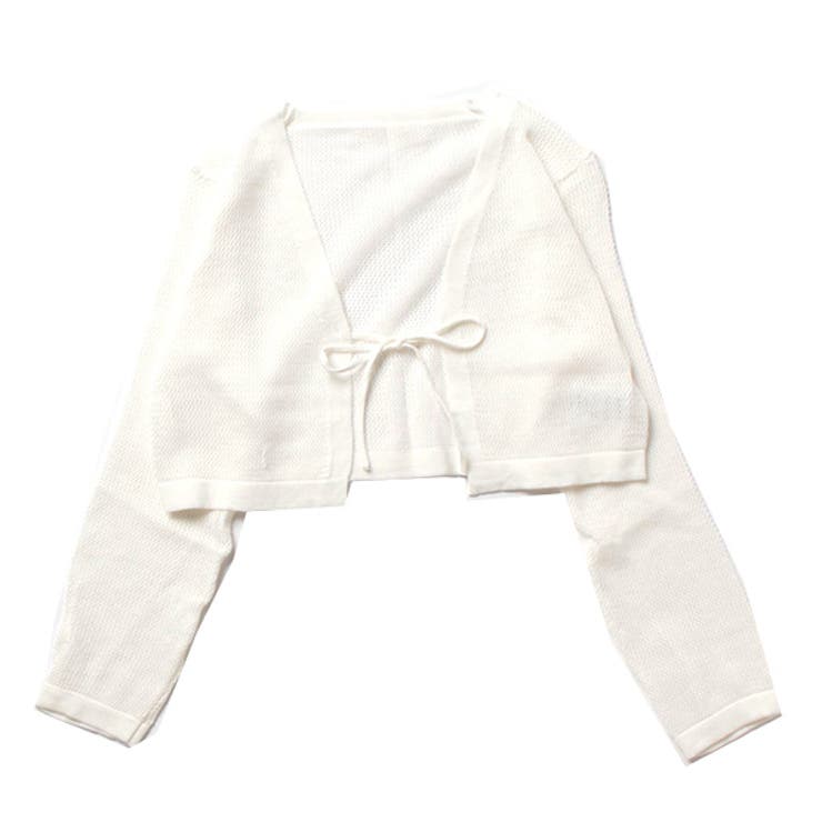 ホワイト | ニットカーディガン カーディガン ボレロ | STYLEBLOCK