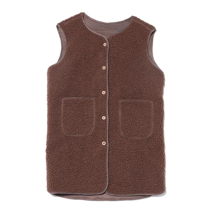 ブラウン | ベスト ジレ ボア | STYLEBLOCK