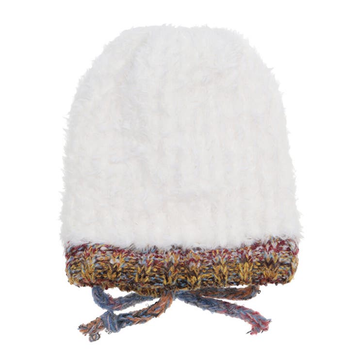 ブルー | ニットキャップ ビーニー 紐 | STYLEBLOCK