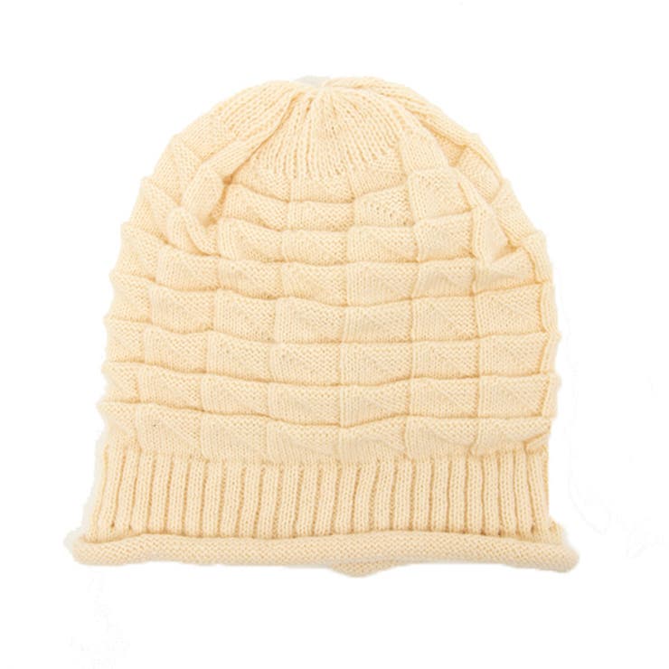 ベージュ | ニットキャップ ビーニー 無地 | STYLEBLOCK