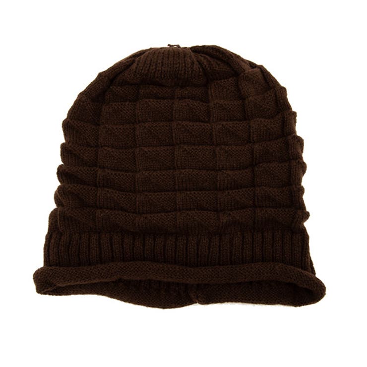 ブラウン | ニットキャップ ビーニー 無地 | STYLEBLOCK