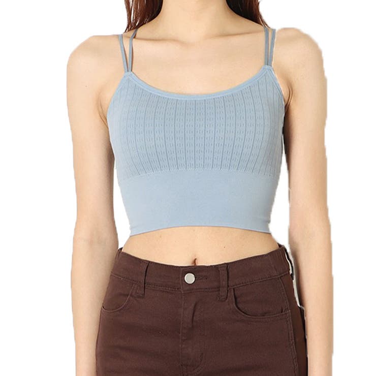 スカイブルー | キャミソール ブラキャミ カップ付き | STYLEBLOCK