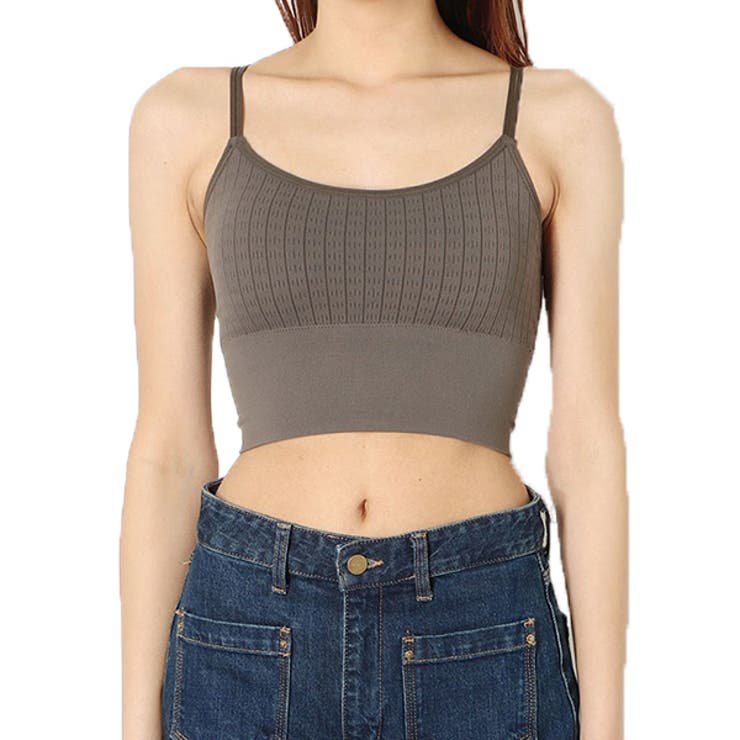 ダークグレー | キャミソール ブラキャミ カップ付き | STYLEBLOCK