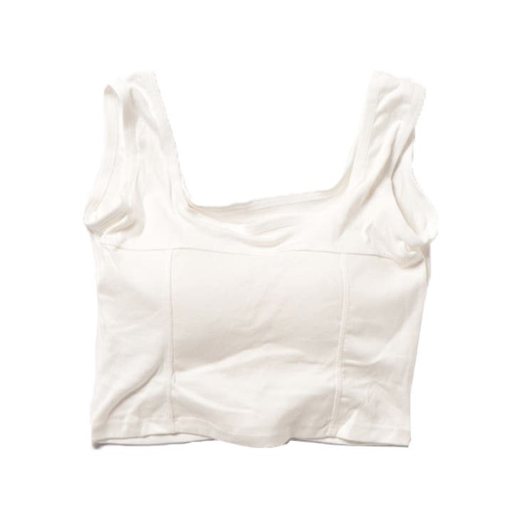 ホワイト | タンクトップ カップ付き インナーウェア | STYLEBLOCK
