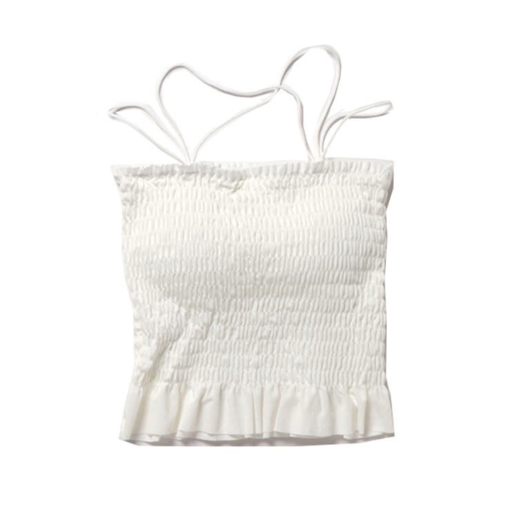 ホワイト | キャミソール インナーキャミ カップ付き | STYLEBLOCK