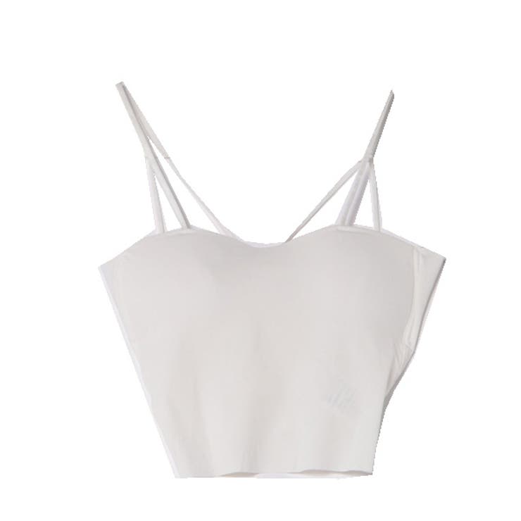 ホワイト | キャミソール インナーウェア カップ付 | STYLEBLOCK