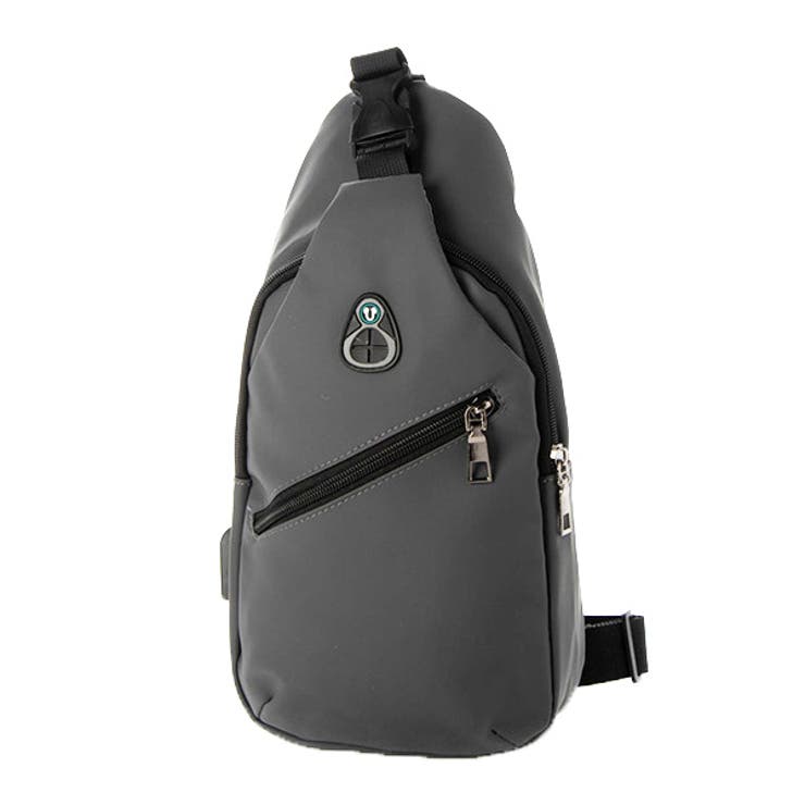 グレー | ボディバッグ ショルダーバッグ ワンショルダー | Style Block MEN