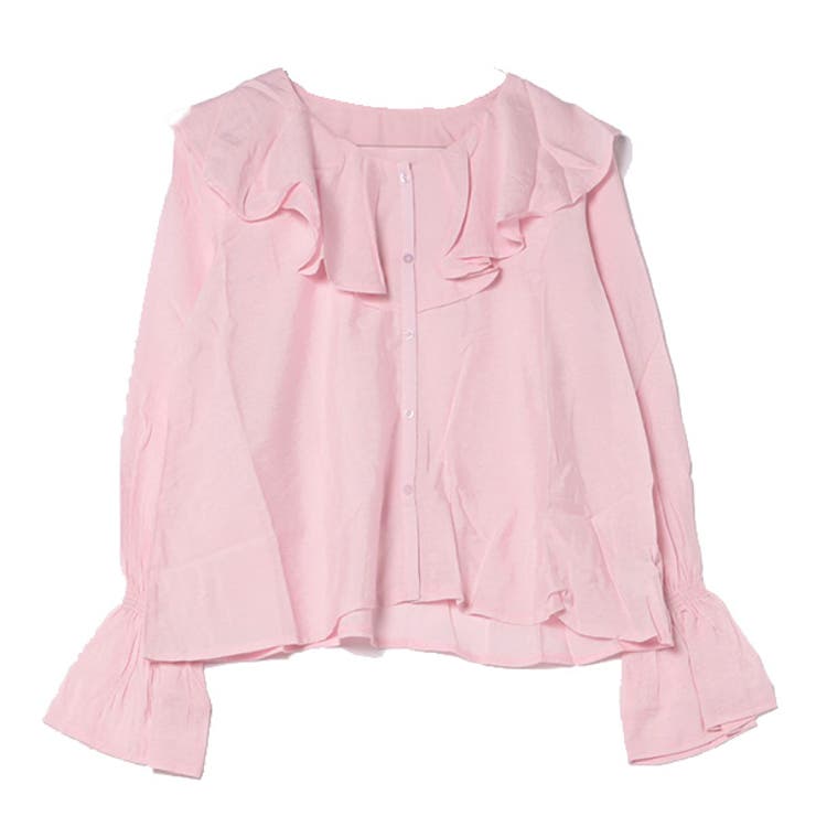 ピンク | シャツ ブラウス フリルカラー | STYLEBLOCK
