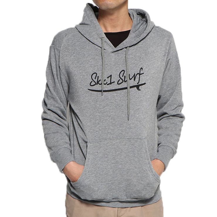 杢グレー | パーカー プルパーカー 裏起毛 | Style Block MEN