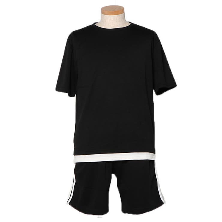 Tシャツ ショートパンツ セットアップ[品番：XV000015116