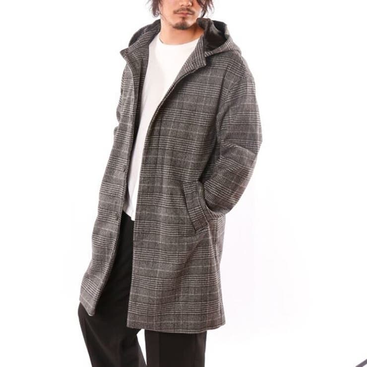 フードデットコート ロングコート メルトンウール 品番 Xv Style Block Men スタイルブロックメン のメンズ ファッション通販 Shoplist ショップリスト