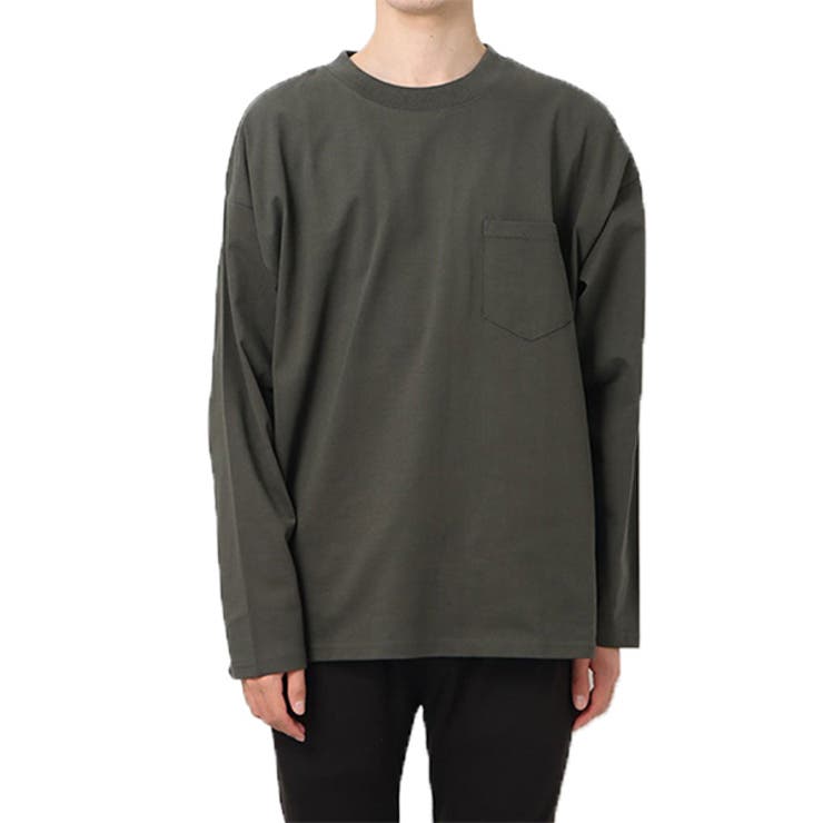 無地カーキ | Tシャツ カットソー ロンT | Style Block MEN