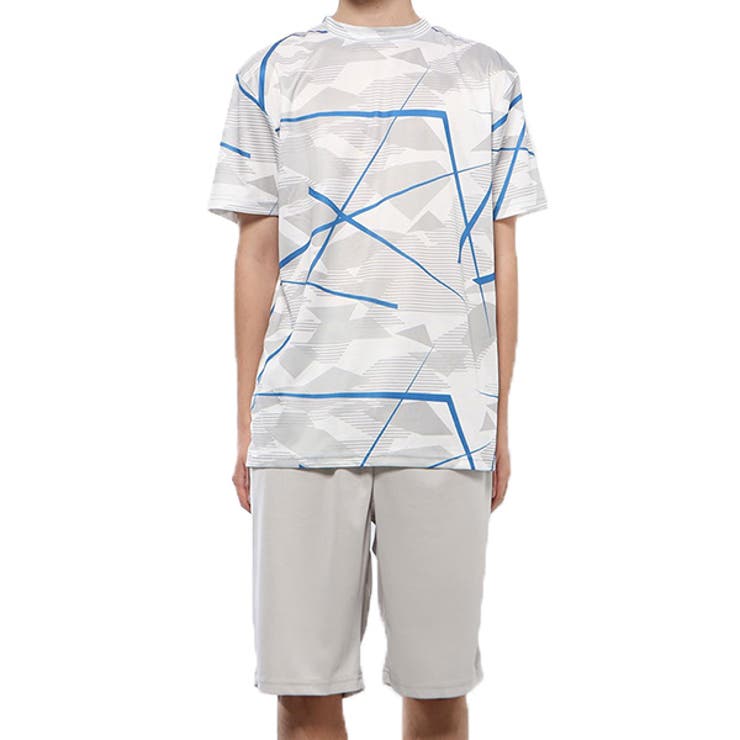 Fグレー | セットアップ Tシャツ ハーフパンツ | Style Block MEN