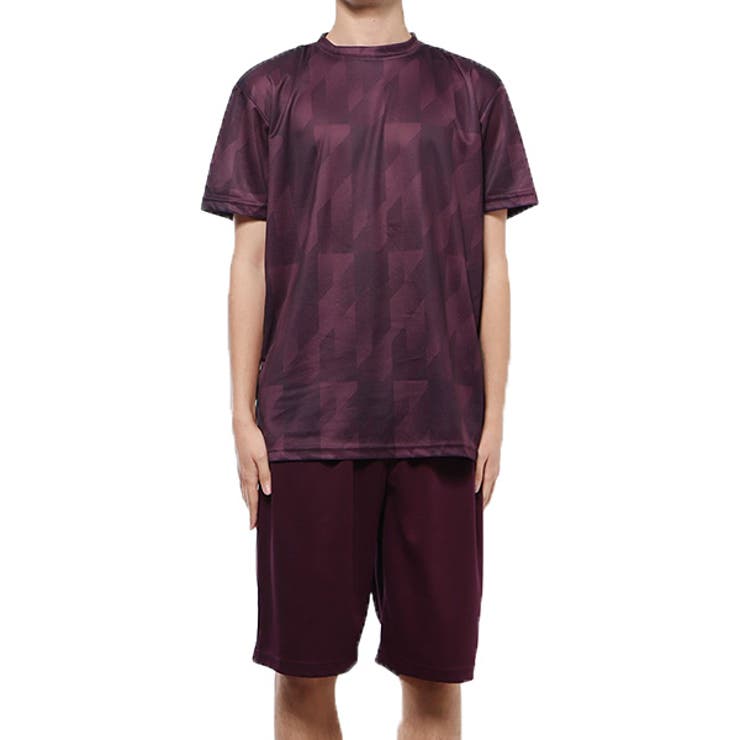Hワイン | セットアップ Tシャツ ハーフパンツ | Style Block MEN