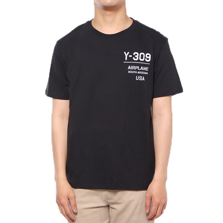 Cブラック | Tシャツ カットソー クルーネック | Style Block MEN